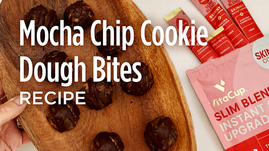 Easy DIY Mocha Chip Cookie Dough Bites