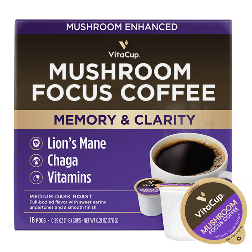 Focus Mushroom Coffee Pods