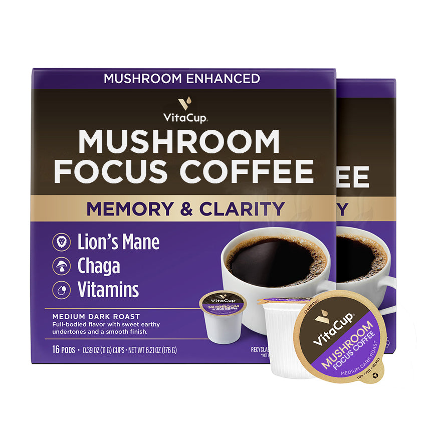 Focus Mushroom Coffee Pods