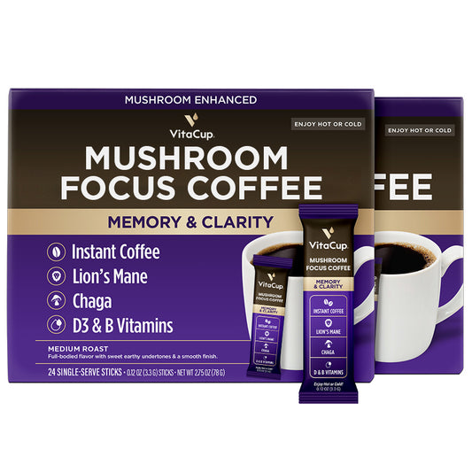Focus Mushroom Coffee Instant Sticks Bundle
