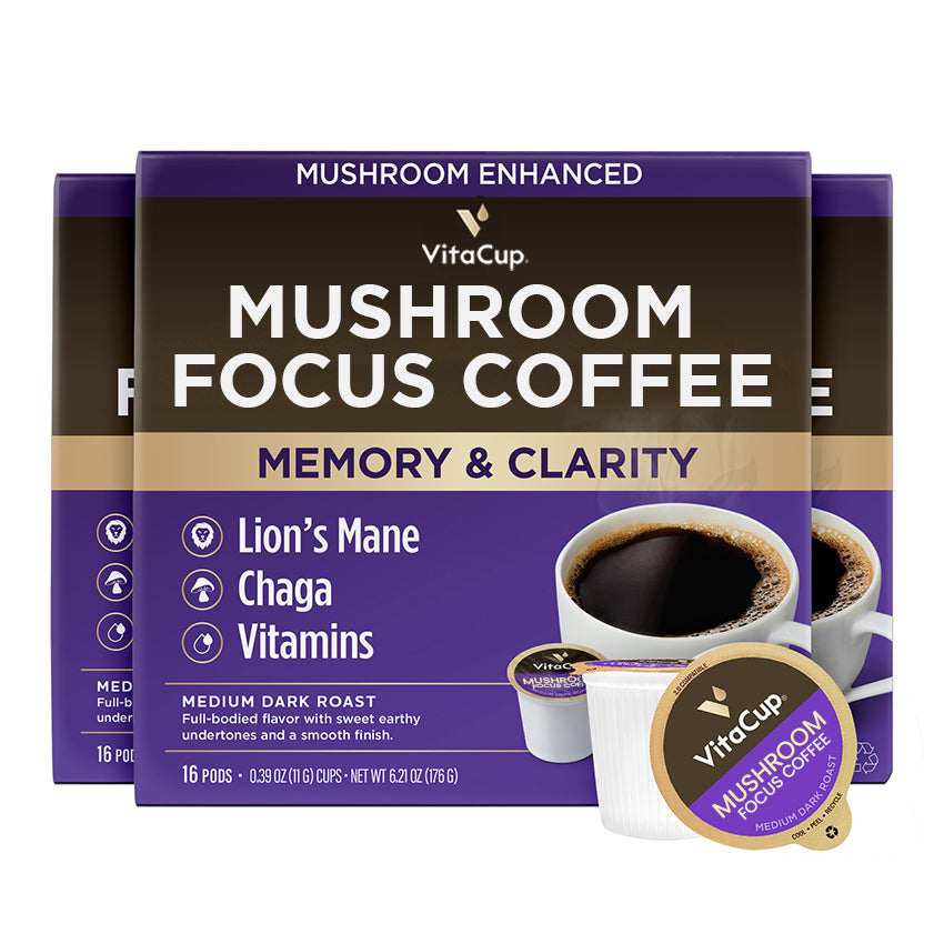 Focus Mushroom Coffee Pods