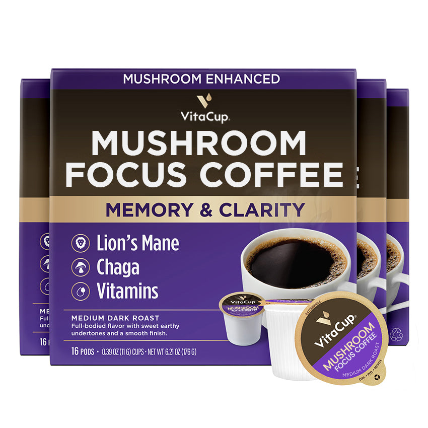 Focus Mushroom Coffee Pods