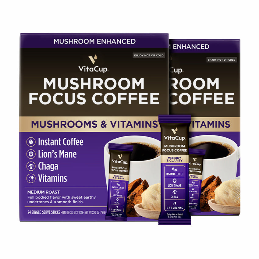 Focus Mushroom Coffee Instant Packets