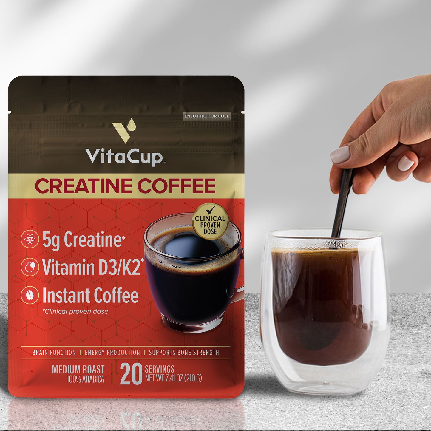 Creatine Coffee Instant Pouch