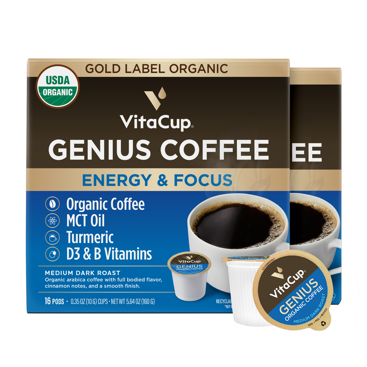 Organic Genius Coffee Pods