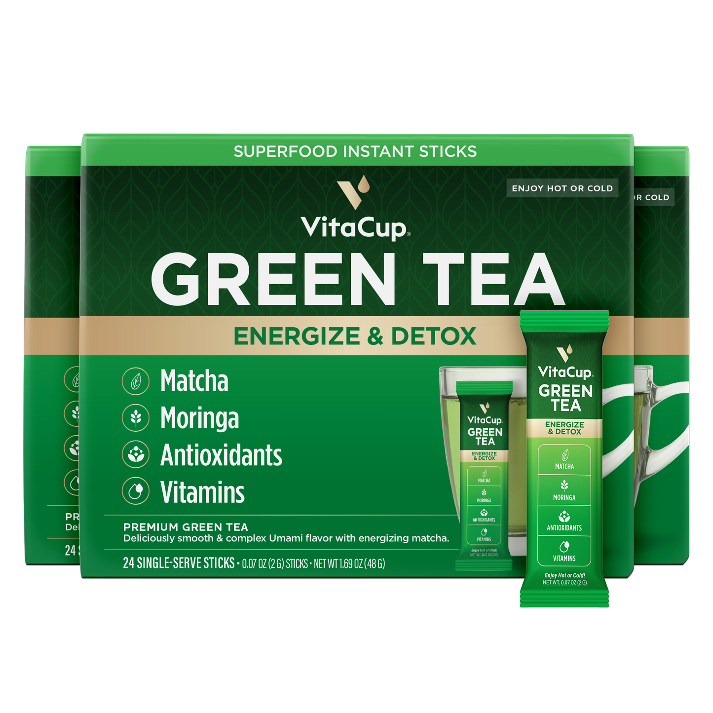 Green Tea Instant Sticks