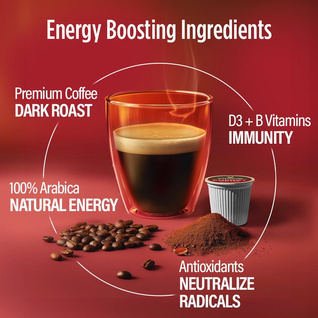 Energy Dark Roast Coffee Pods