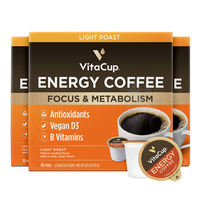 Energy Light Roast Coffee Pods