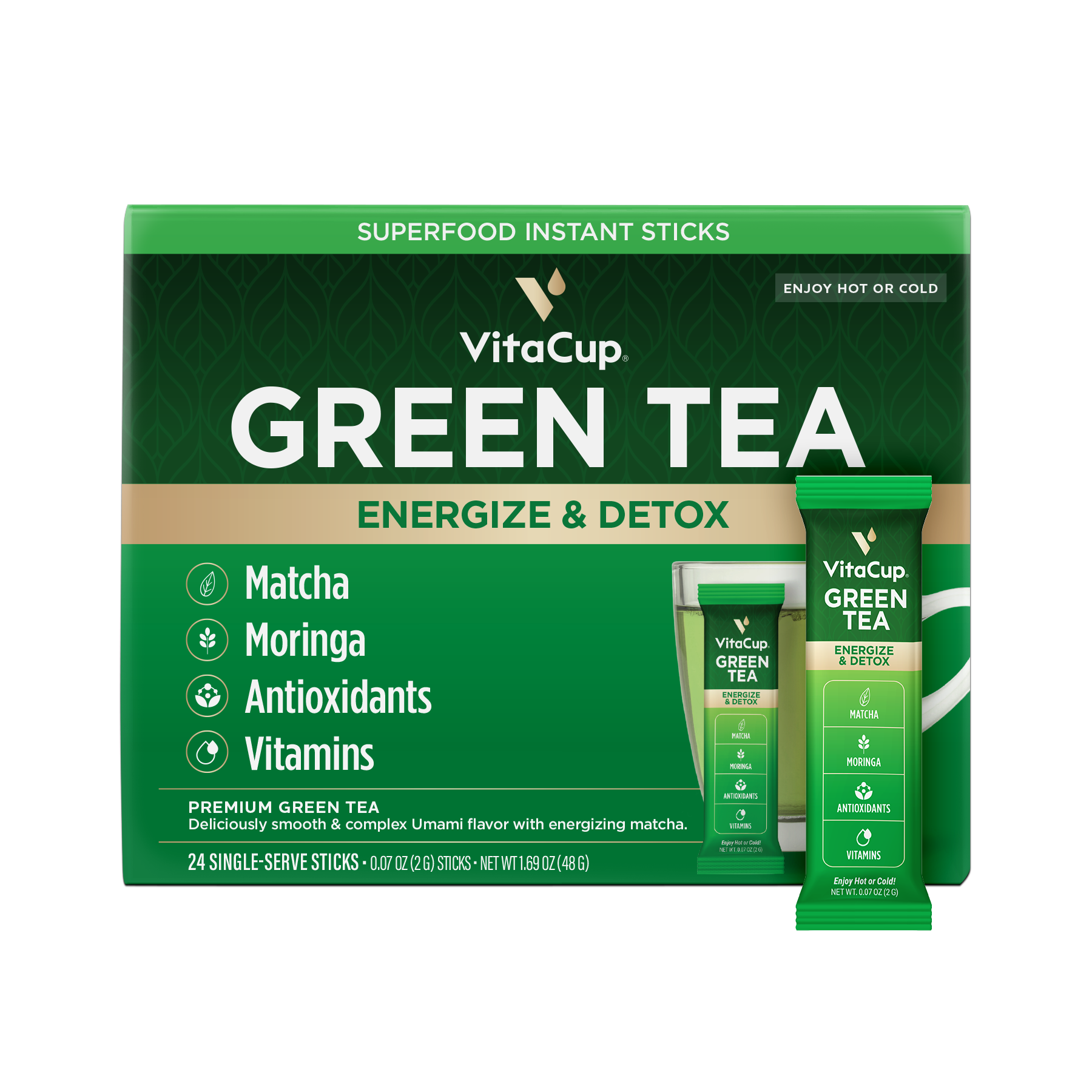 Green Tea Instant Sticks VitaCup