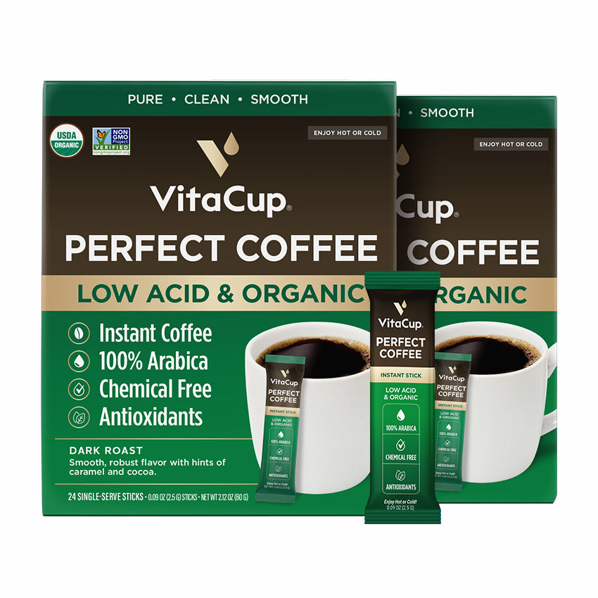 Perfect Low Acid Coffee Instant Sticks