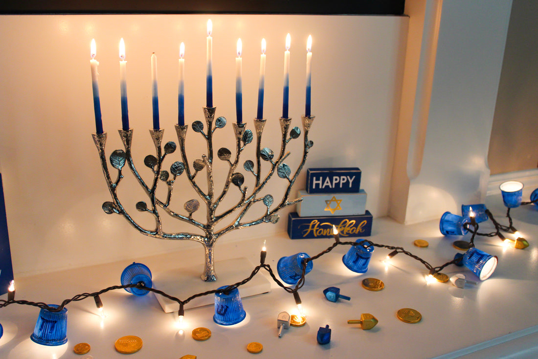 DIY Hanukkah Lights with Recycled VitaCup Pods