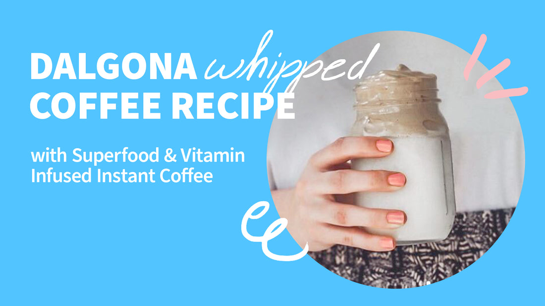 How to Make TikToks Viral DIY Treat || Dalgona Whipped Coffee Recipe