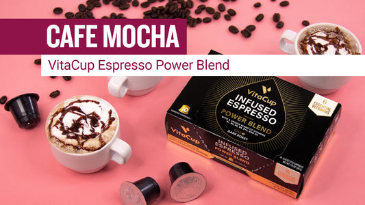 [Recipe] Cafe Mocha with VitaCup Espresso Power Blend