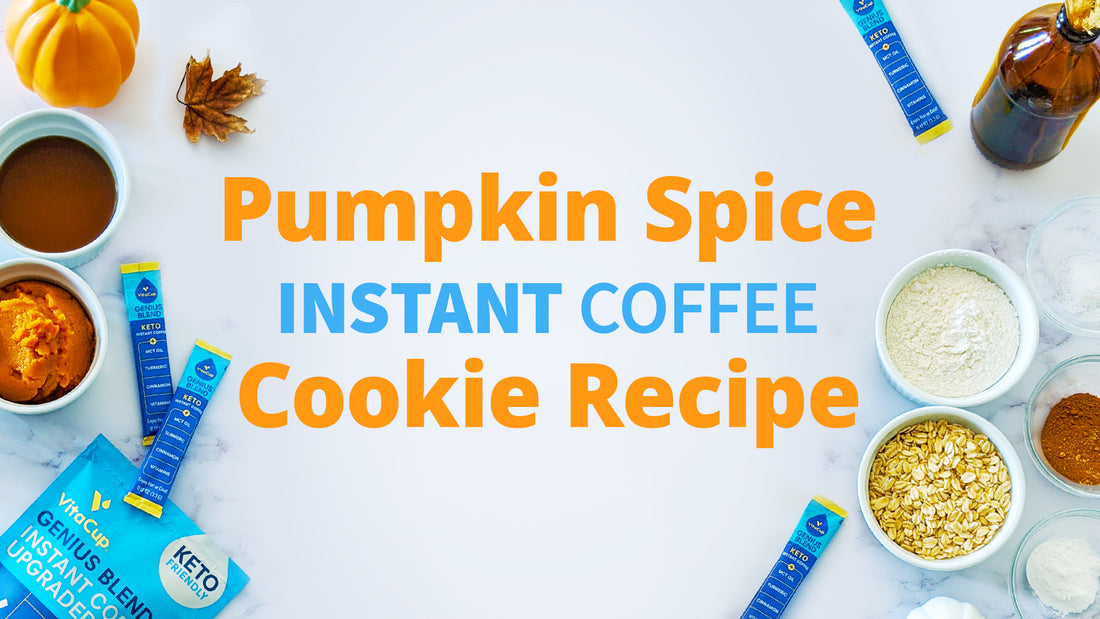 Energizing Pumpkin Spice Latte Oatmeal Cookies