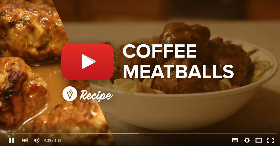 Coffee Coated Swedish Meatballs Recipe