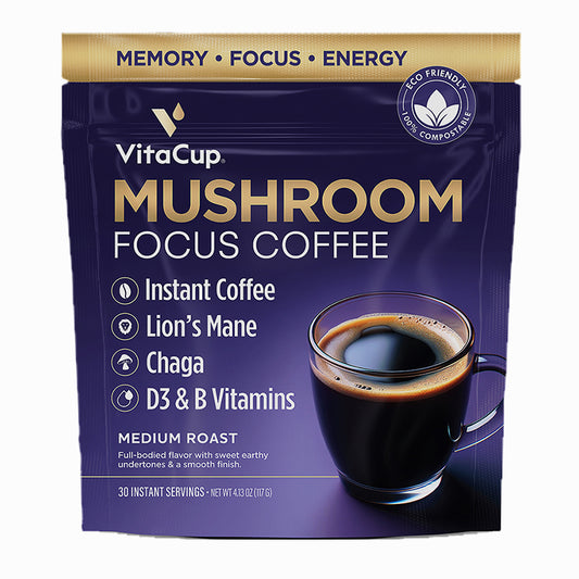 Mushroom Focus Coffee Instant Bulk Bag (30 Servings)