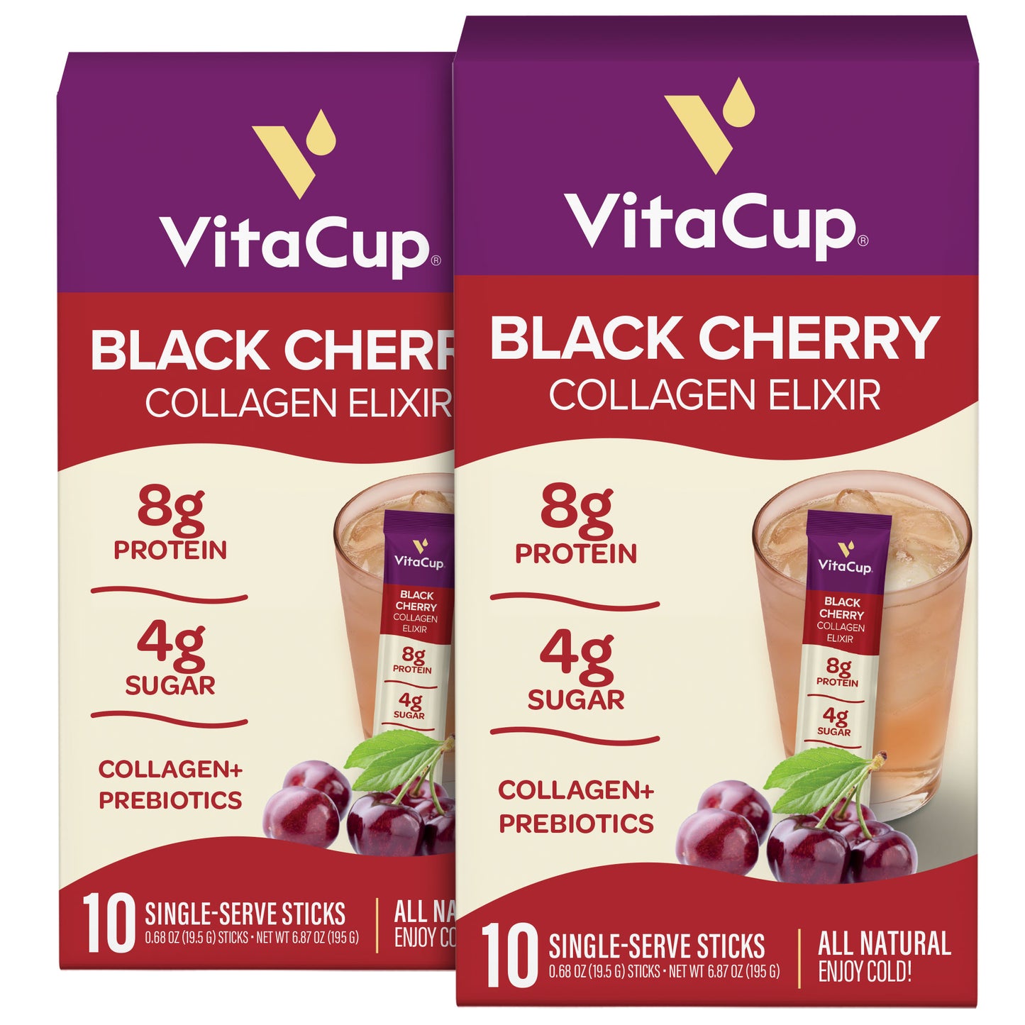 Black Cherry Collagen Elixir Instant Sticks
