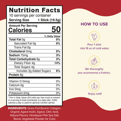 Black Cherry Collagen Elixir Instant Sticks