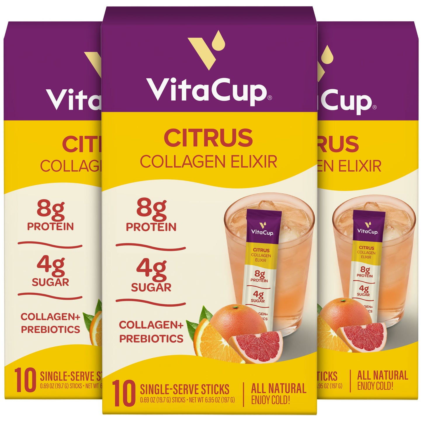 Citrus Collagen Elixir Instant Sticks