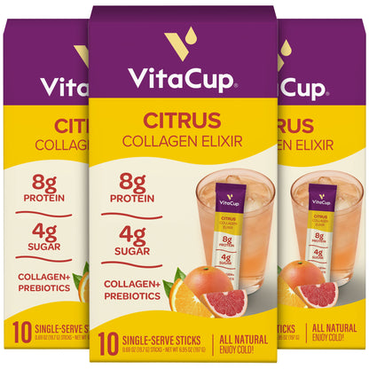 Citrus Collagen Elixir Instant Sticks