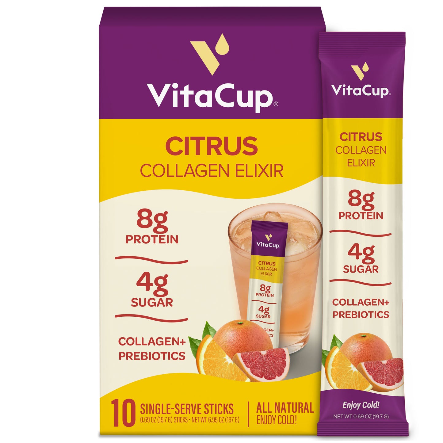 Citrus Collagen Elixir Instant Sticks