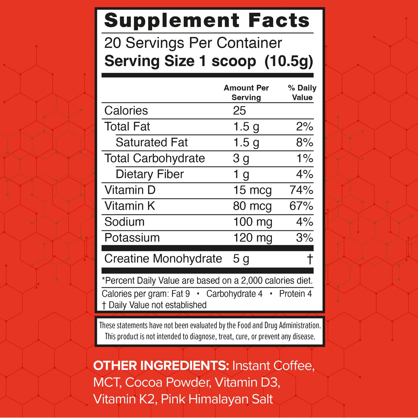 Creatine Coffee Instant Pouch