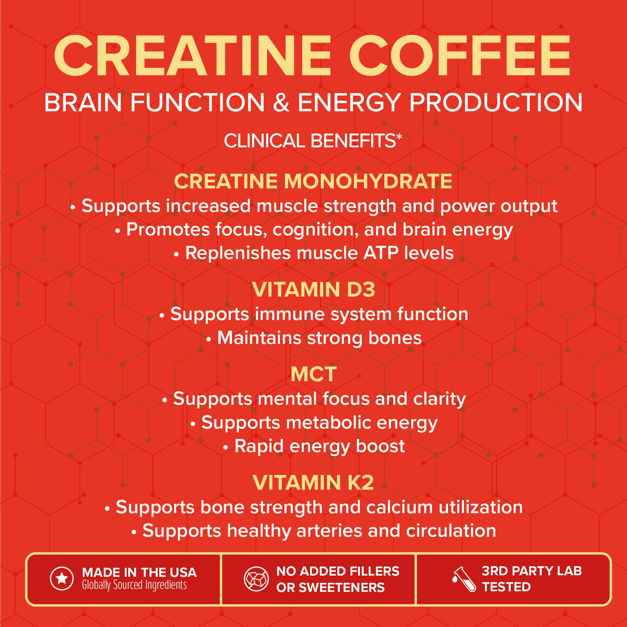 Creatine Coffee Instant Pouch – VitaCup