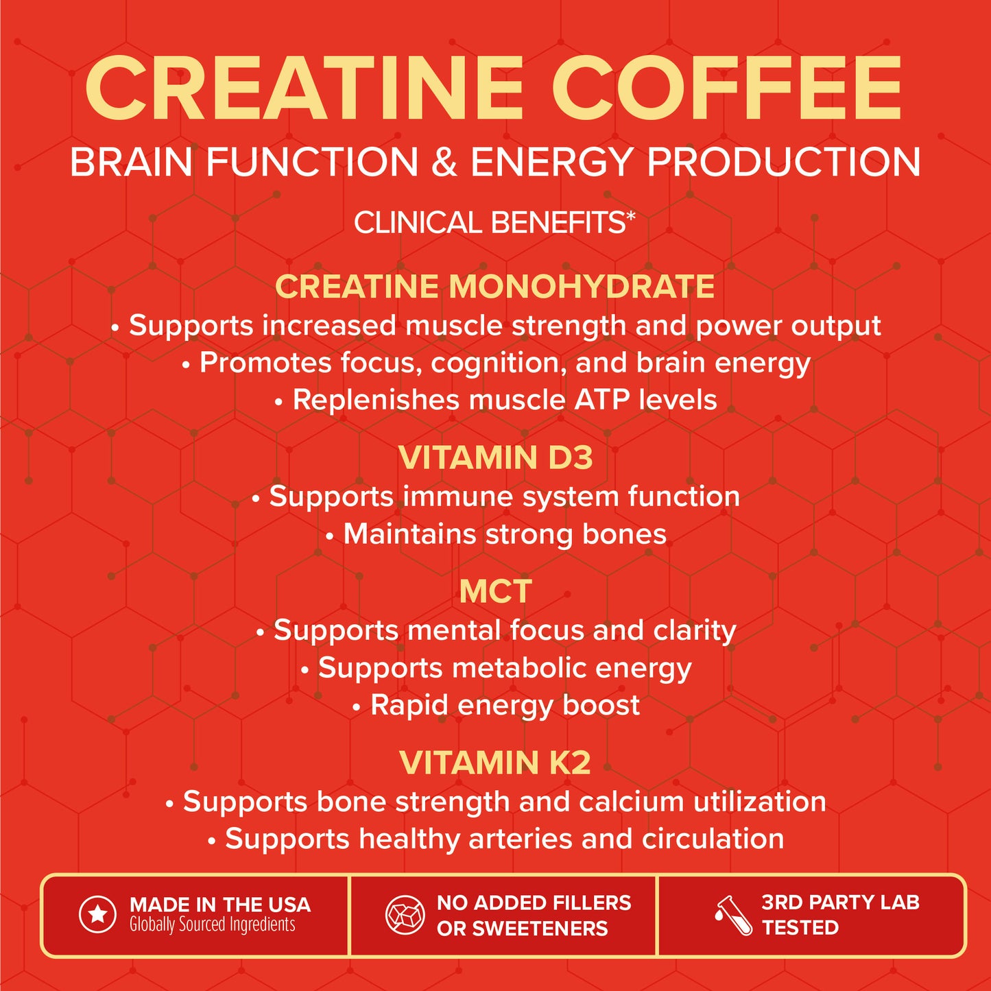 Creatine Coffee Instant Pouch