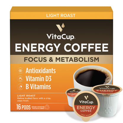 Energy Light Roast Coffee Pods