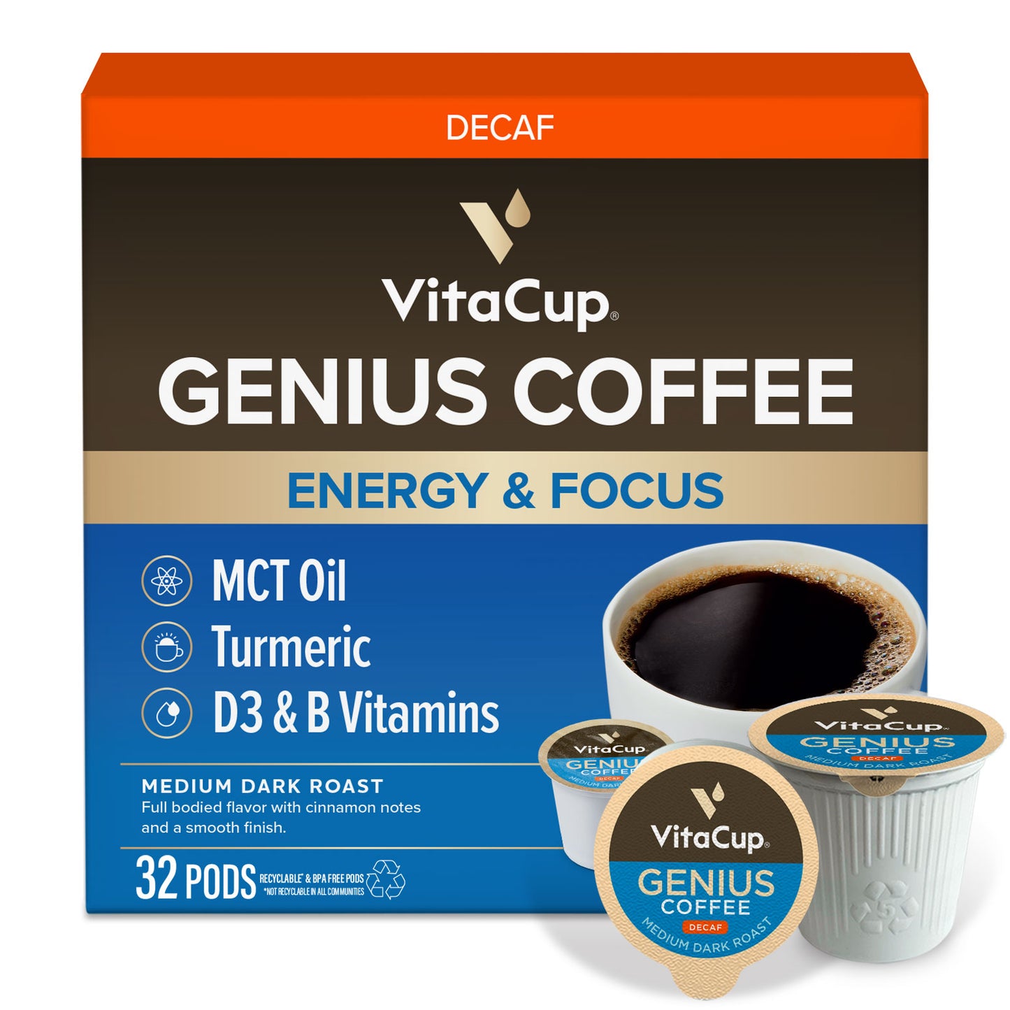 Genius Decaf Coffee Pods