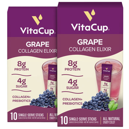 Grape Collagen Elixir Instant Sticks
