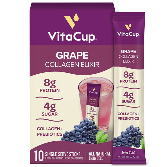 Grape Collagen Elixir Instant Sticks