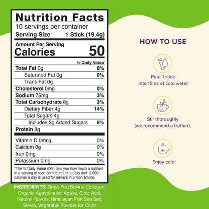 Apple Collagen Elixir Instant Sticks