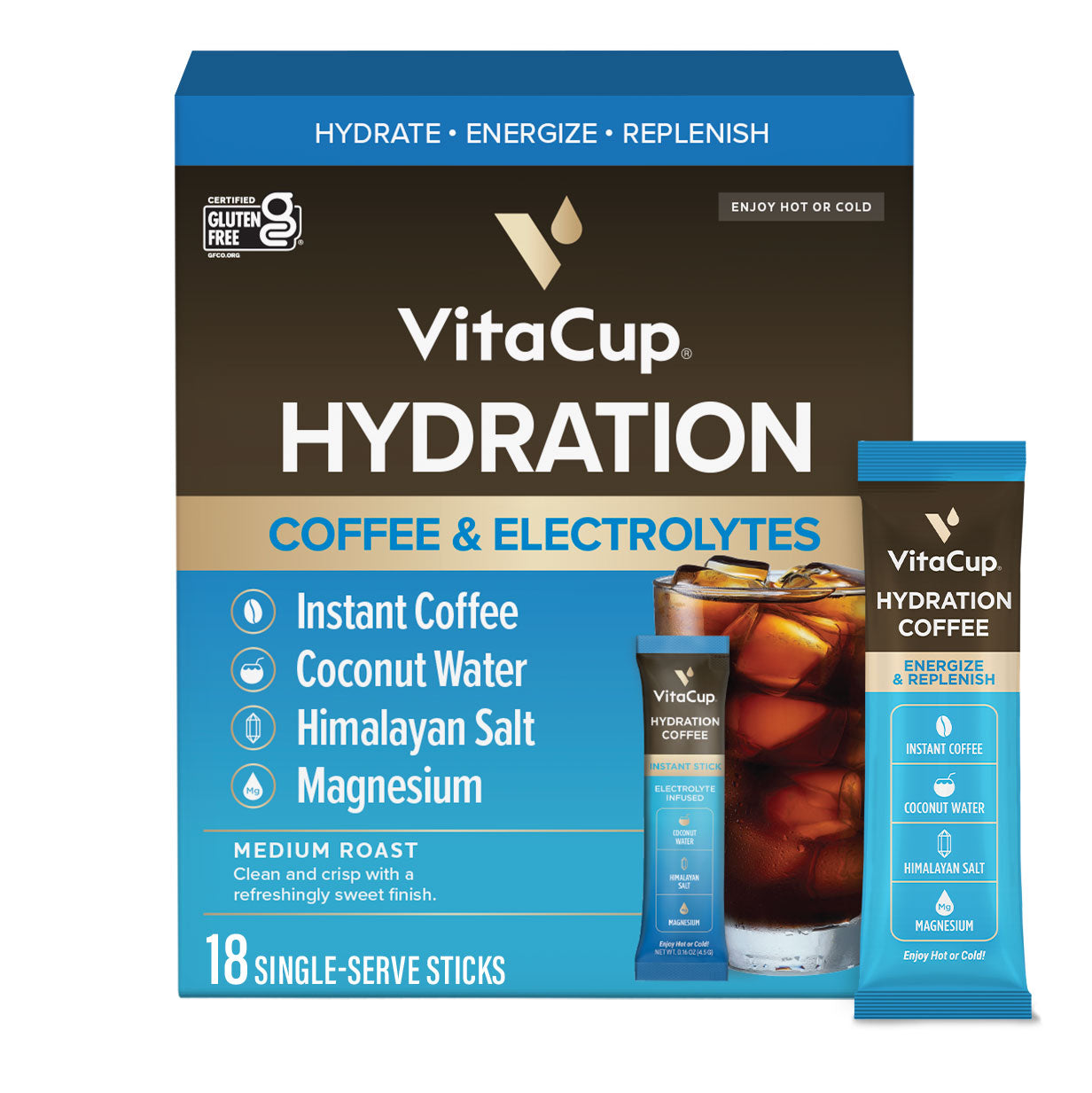 Hydration Coffee Instant Sticks
