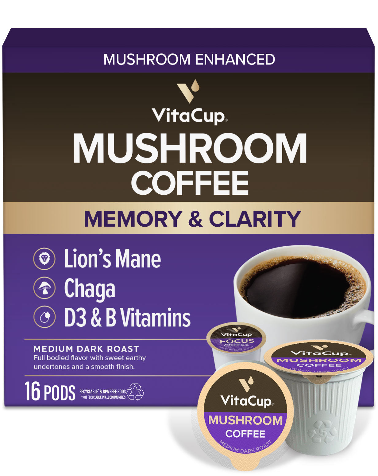 Mushroom Coffee Pods