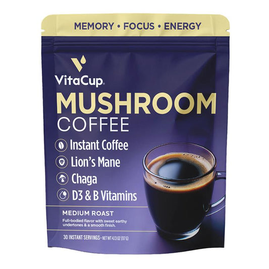 Mushroom Focus Coffee Instant Bulk Bag