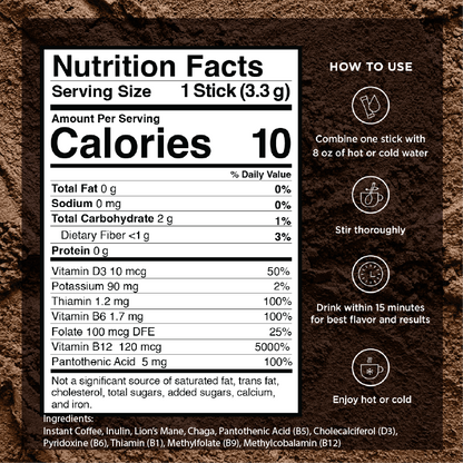 Mushroom Coffee Instant Packets