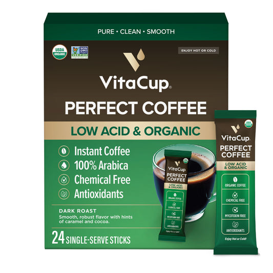 Perfect Low Acid Coffee Instant Sticks