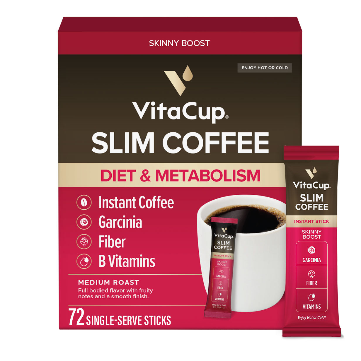 Slim Blend Instant Sticks: Buy Slim Blend Instant Coffee Sticks