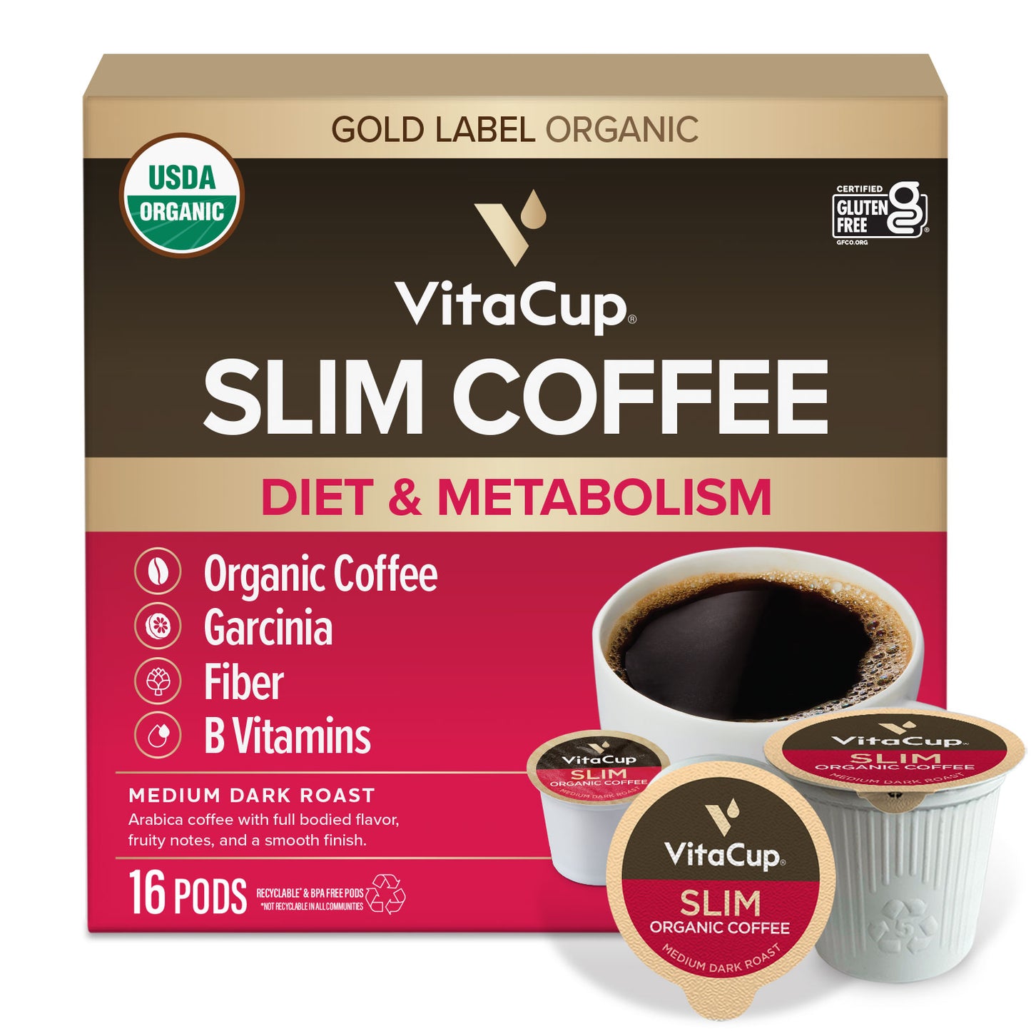 Organic Slim Coffee Pods
