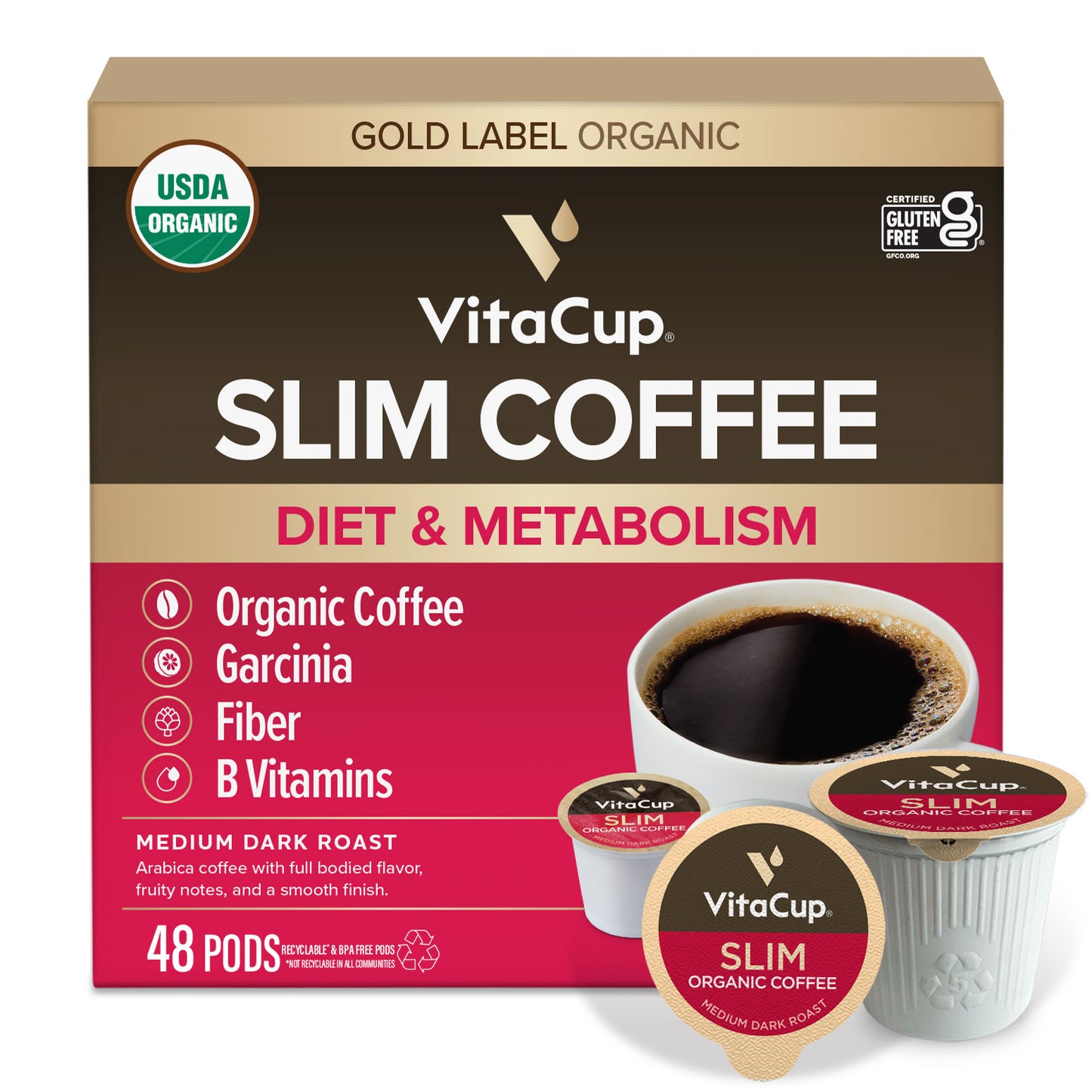 Organic Slim Coffee Pods