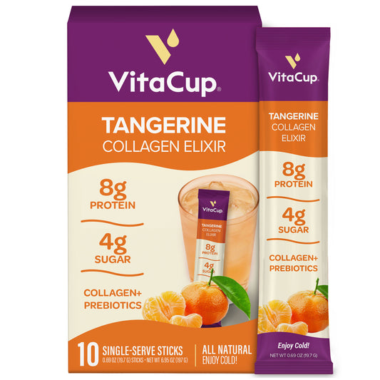 Tangerine Collagen Elixir Instant Sticks
