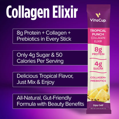 Tropical Punch Collagen Elixir Instant Sticks