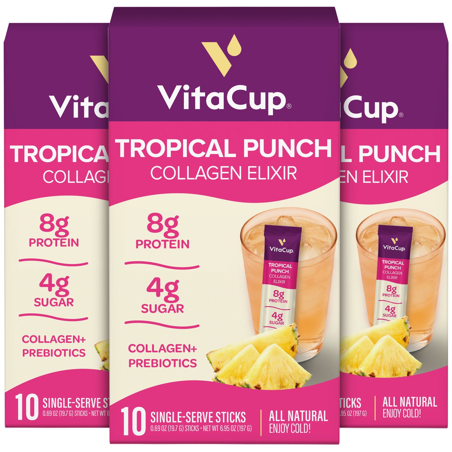 Tropical Punch Collagen Elixir Instant Sticks