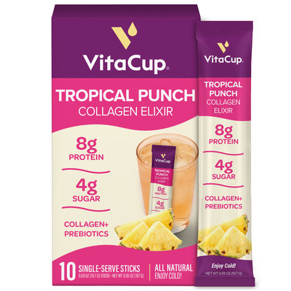 Tropical Punch Collagen Elixir Instant Sticks