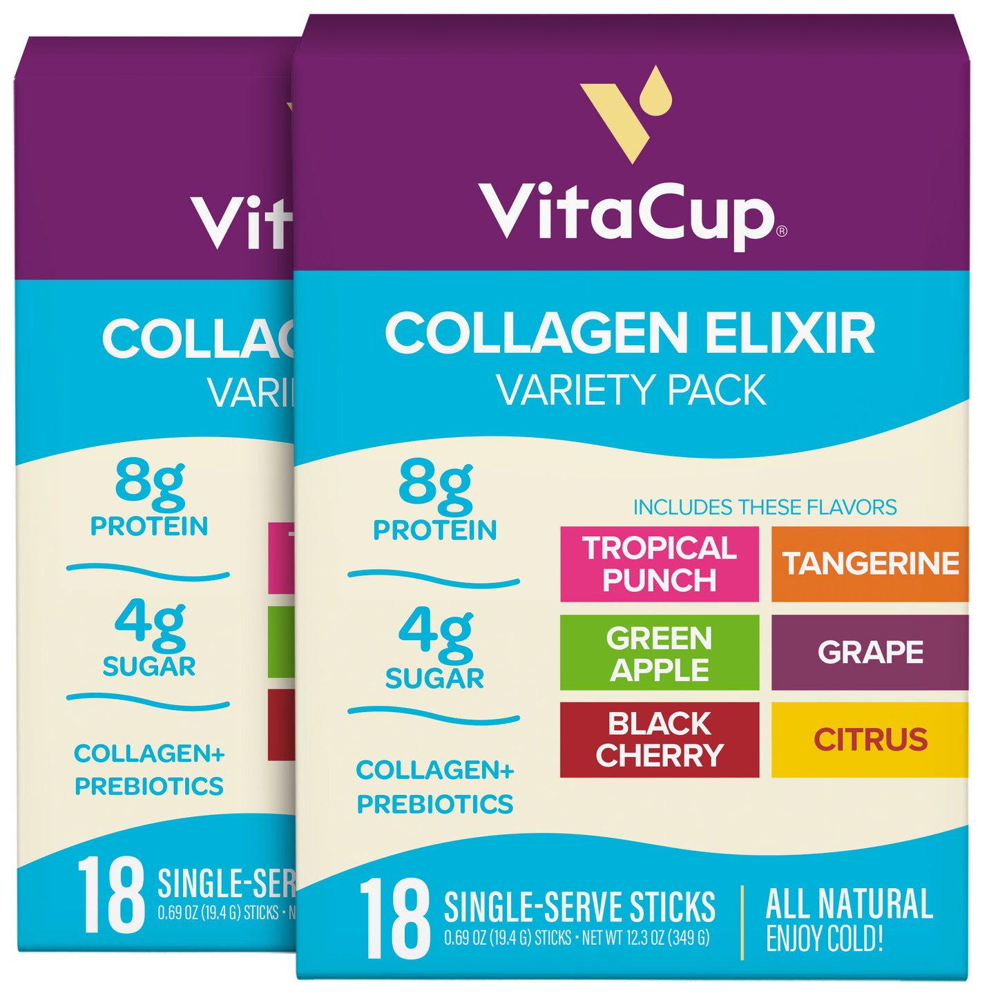 Variety Pack Collagen Elixir Instant Sticks