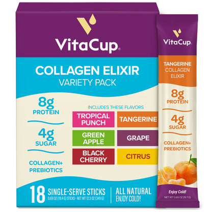 Variety Pack Collagen Elixir Instant Sticks