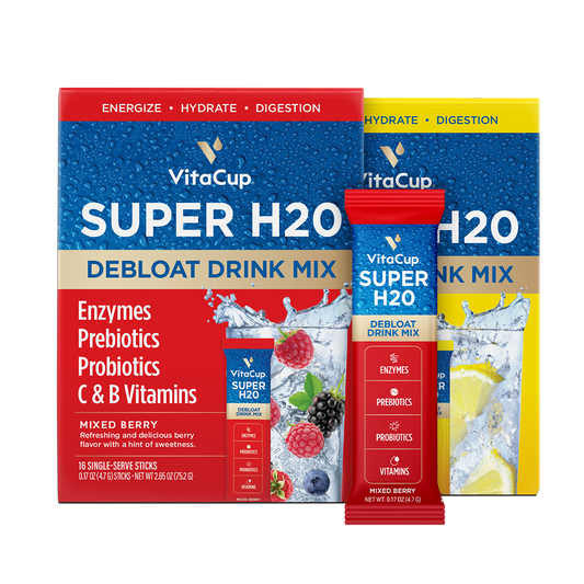 Super H2O Debloat Drink Mix | Flavor Bundle