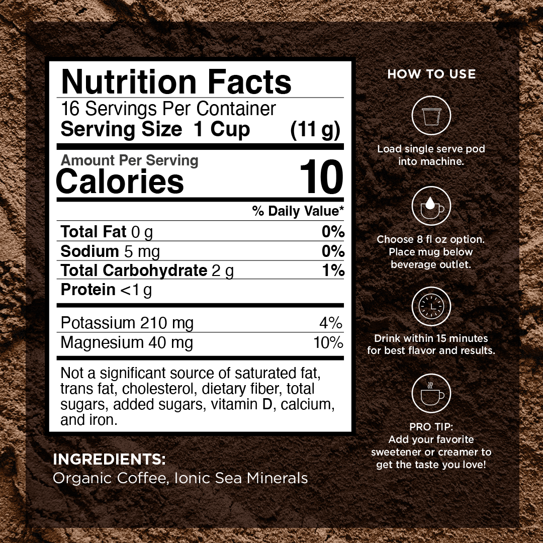 Mineral Coffee Pods
