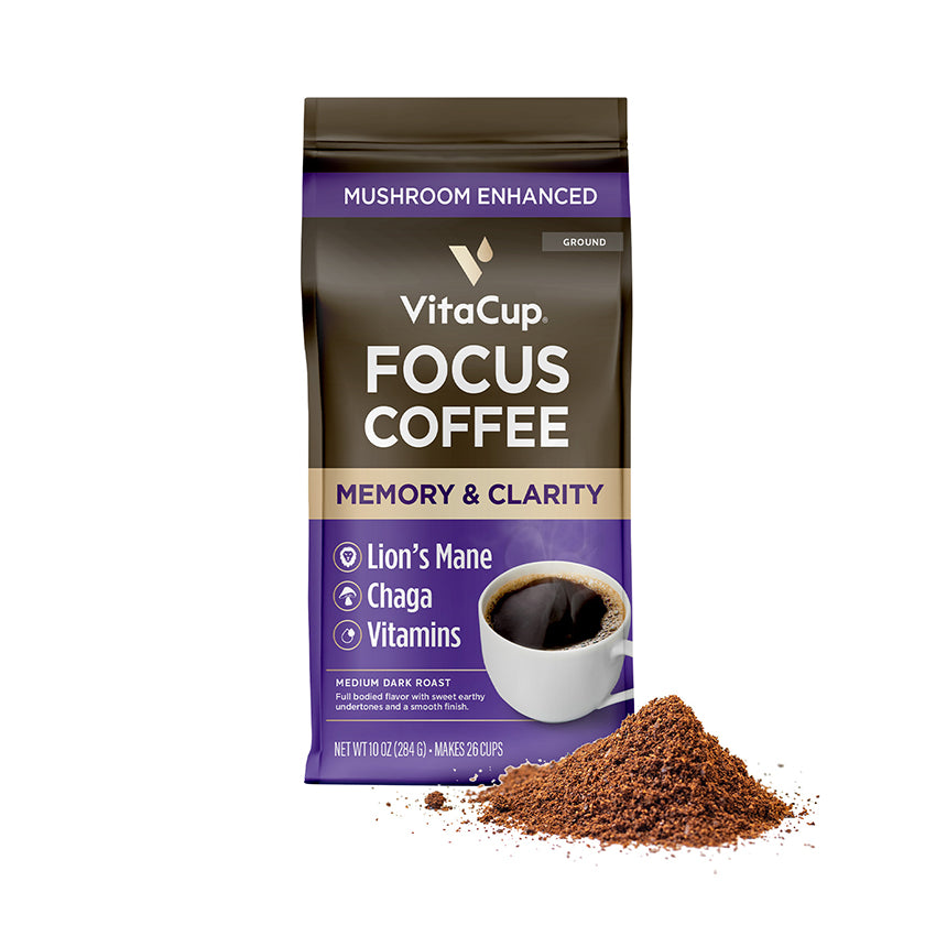 VitaCup Focus Mushroom Ground Coffee